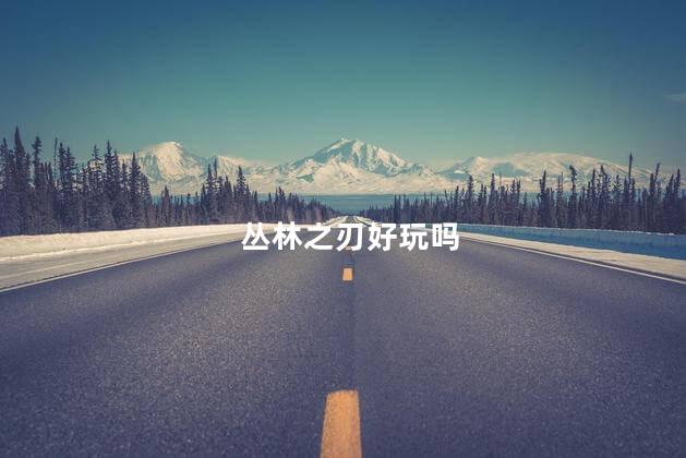 丛林之刃好玩吗