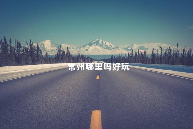 常州哪里吗好玩
