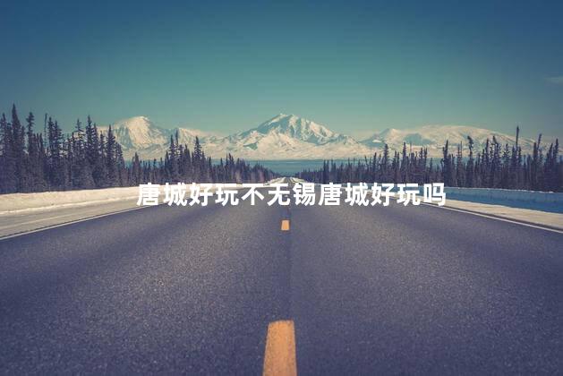 唐城好玩不无锡唐城好玩吗