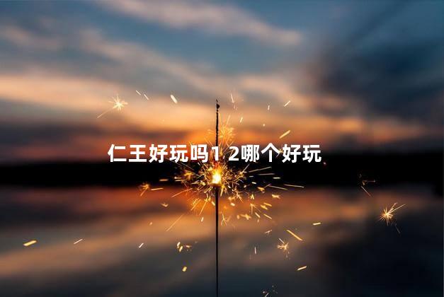 仁王好玩吗1 2哪个好玩