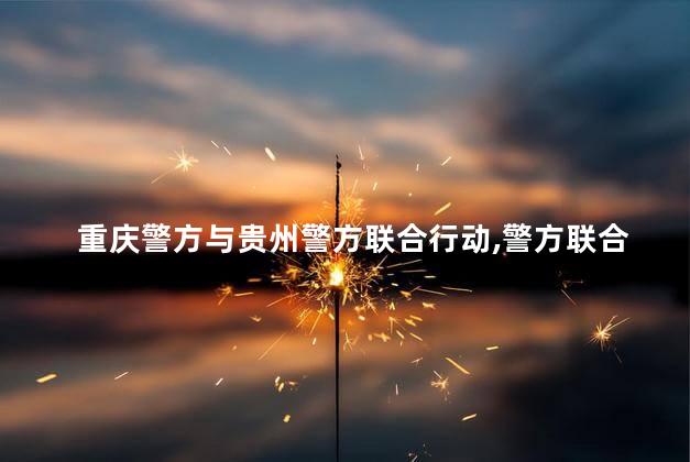 重庆警方与贵州警方联合行动，警方联合行动破获什么案件
